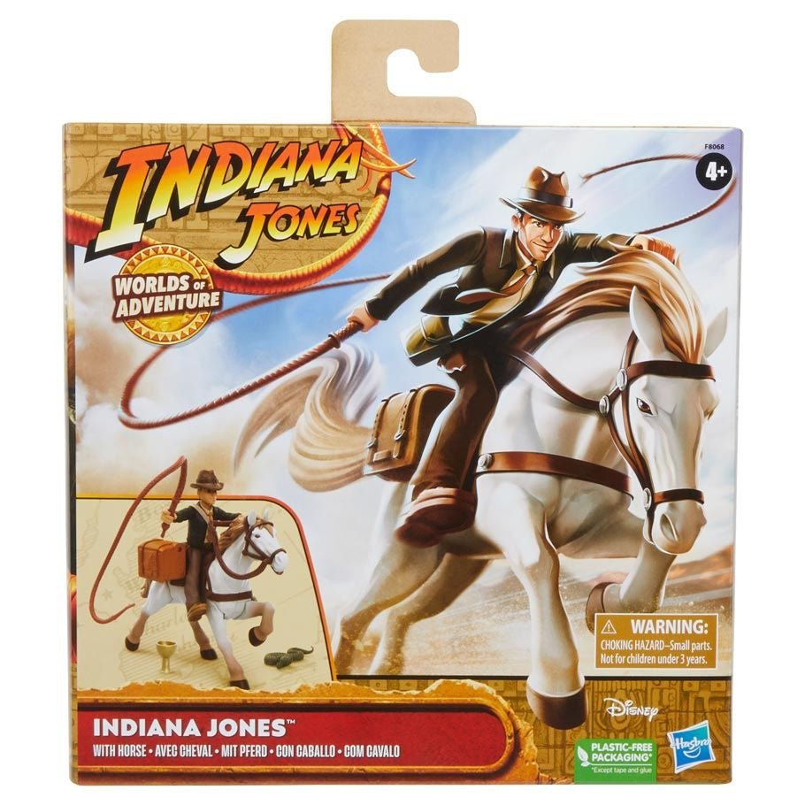 Indiana Jones フィギュアセット Indiana Jones Toy Figure Set with Horse & Accessories (Ages 4+)