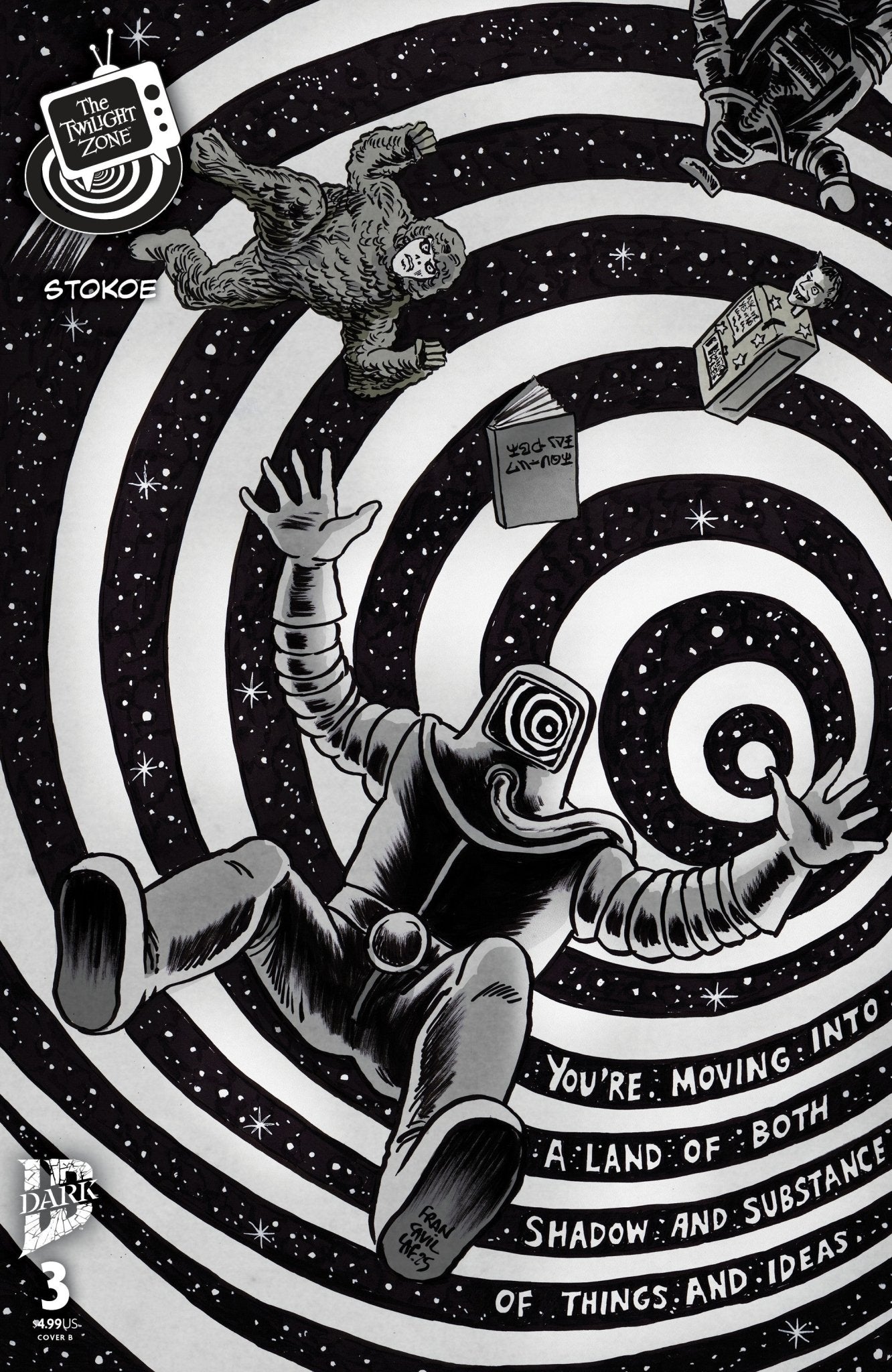 The Twilight Zone 3 Cover B Stokoe Variant – 2025 Dark Horse Comic – NM Collectible - Patrick’s Comics & Cards