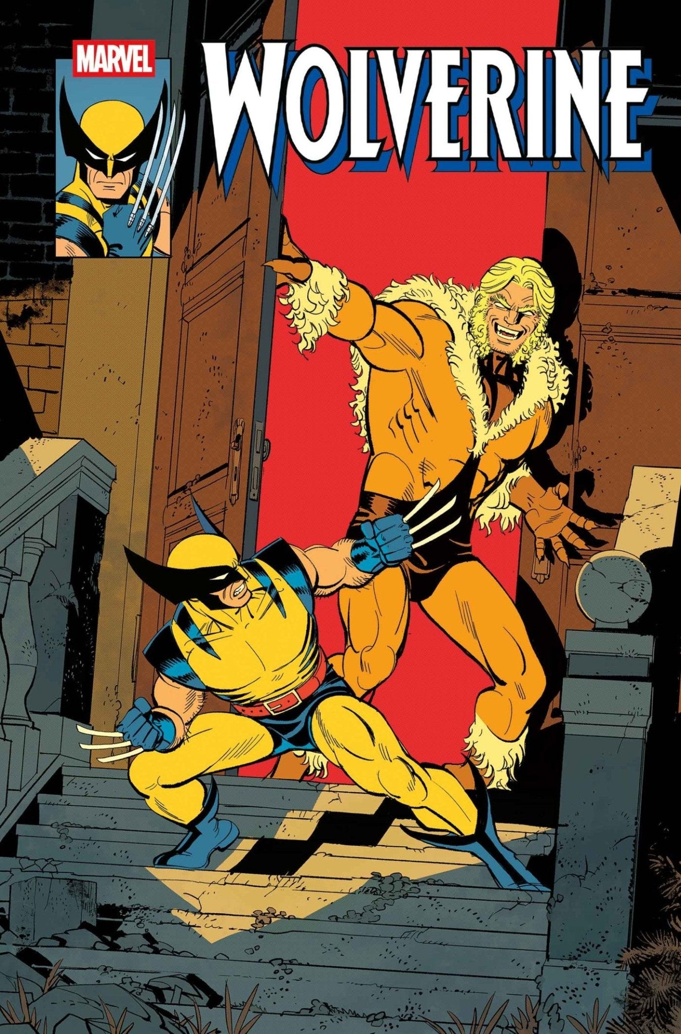 Wolverine 8 Marvel Comics (2024) – Classic Sabretooth Showdown Variant Cover – X - Men – NM - Patrick’s Comics & Cards