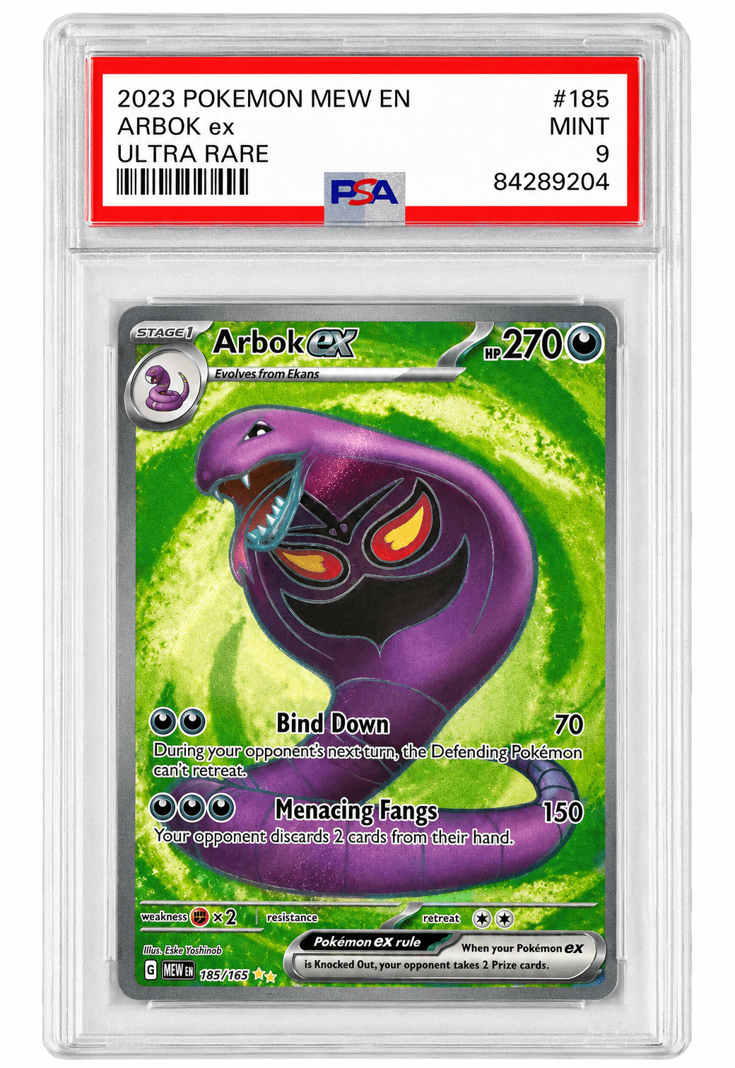 2023 POKEMON MEW EN ARBOK ex ULTRA RARE PSA 9 MINT - Patrick’s Comics & Cards