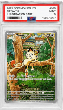 2025 POKEMON PFL EN MEOWTH ILLUSTRATION RARE PSA 9 MINT - Patrick’s Comics & Cards