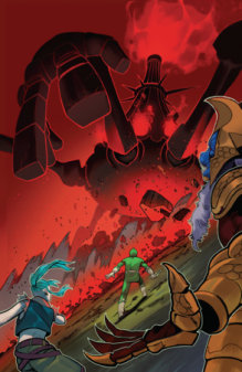 Power Rangers Green #4 H 1:50 INCV Variant (Full Art, Rivas) (Preorder)
