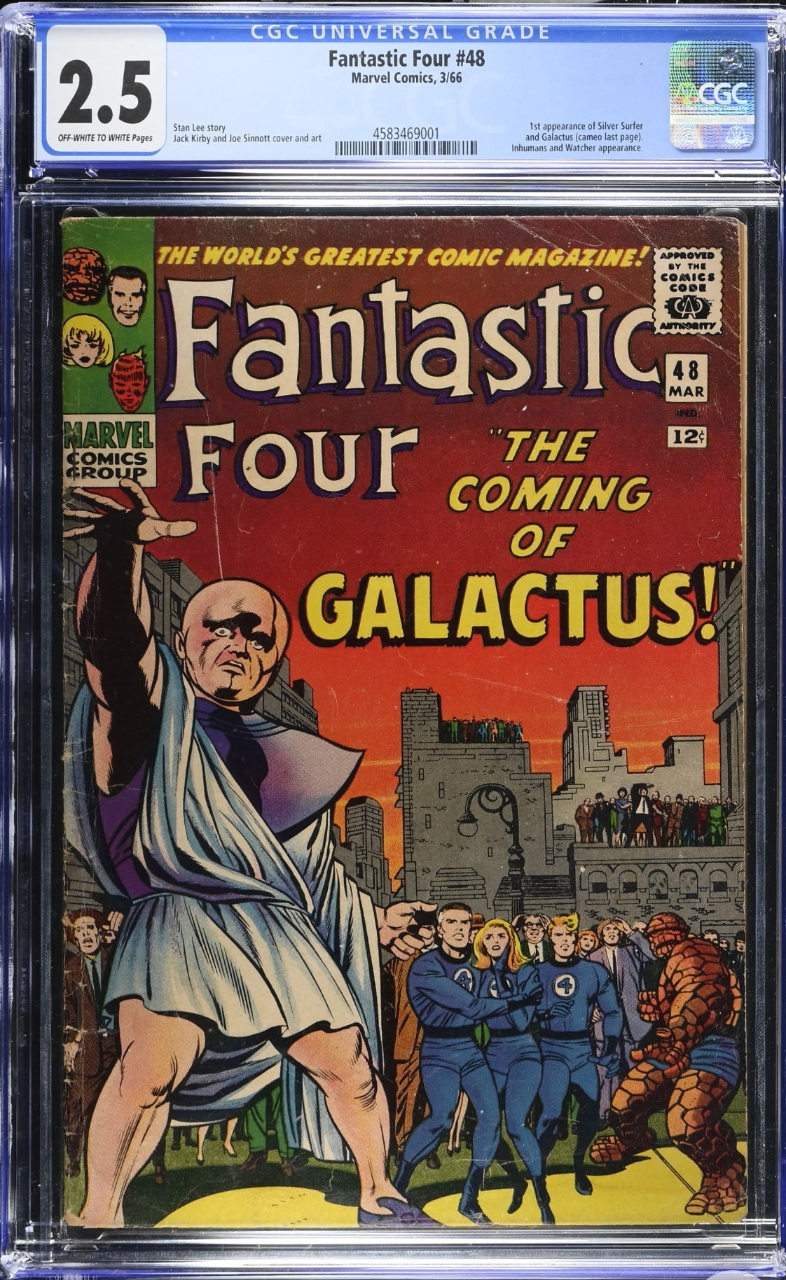 Fantastic Four 48 - CGC 2.5 - Patrick’s Comics & Cards