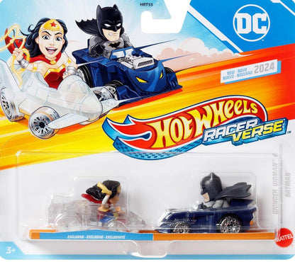 Hot Wheels RacerVerse DC Batman & Wonder Woman Die - Cast Cars - Patrick’s Comics & Cards