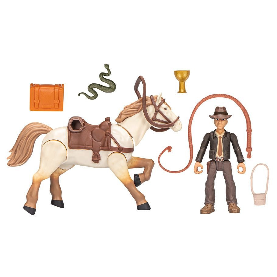Indiana Jones Helena Shaw with Motorcycle Action Figure – Worlds of Adventure Toy Set (Ages 4+) - Patrick’s Comics & Cards