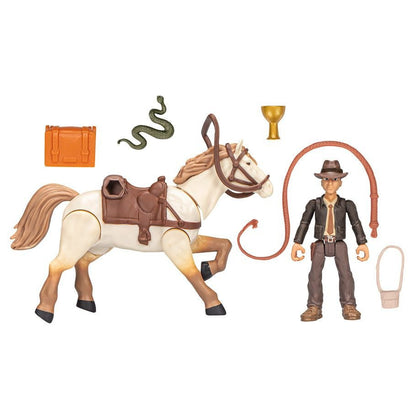 Indiana Jones Helena Shaw with Motorcycle Action Figure – Worlds of Adventure Toy Set (Ages 4+) - Patrick’s Comics & Cards