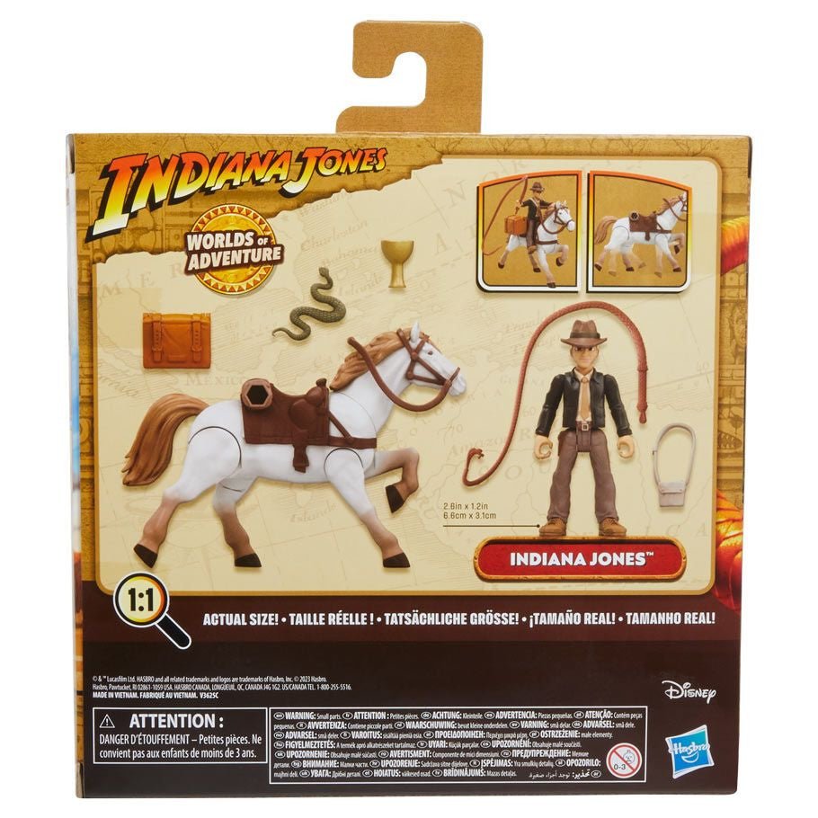 Indiana Jones Helena Shaw with Motorcycle Action Figure – Worlds of Adventure Toy Set (Ages 4+) - Patrick’s Comics & Cards