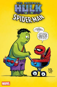 Infernal Hulk vs. Spider-Man #1 — Skottie Young Variant (Preorder) - Patrick’s Comics & Cards
