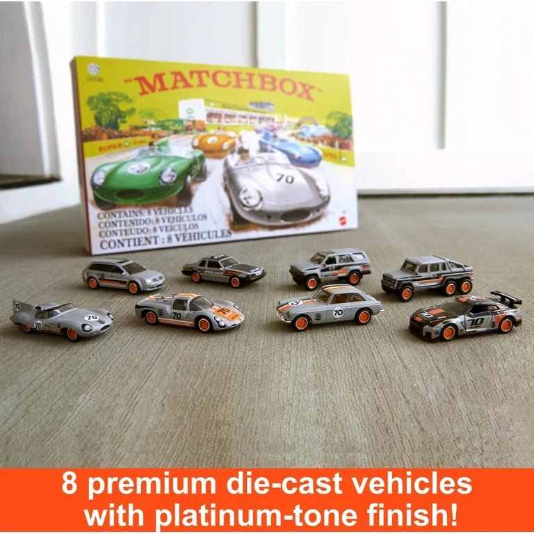 Mattel Matchbox Collector 70th Anniversary Bundle Set of 8 Die - Cast Cars Including 1 Exclusive Vehicle - Patrick’s Comics & Cards