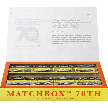 Mattel Matchbox Collector 70th Anniversary Bundle Set of 8 Die - Cast Cars Including 1 Exclusive Vehicle - Patrick’s Comics & Cards