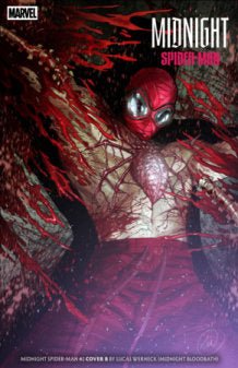 MIDNIGHT SPIDER-MAN #2 COVER B LUCAS WERNECK MIDNIGHT BLOODBATH VARIANT (Preorder) - Patrick’s Comics & Cards