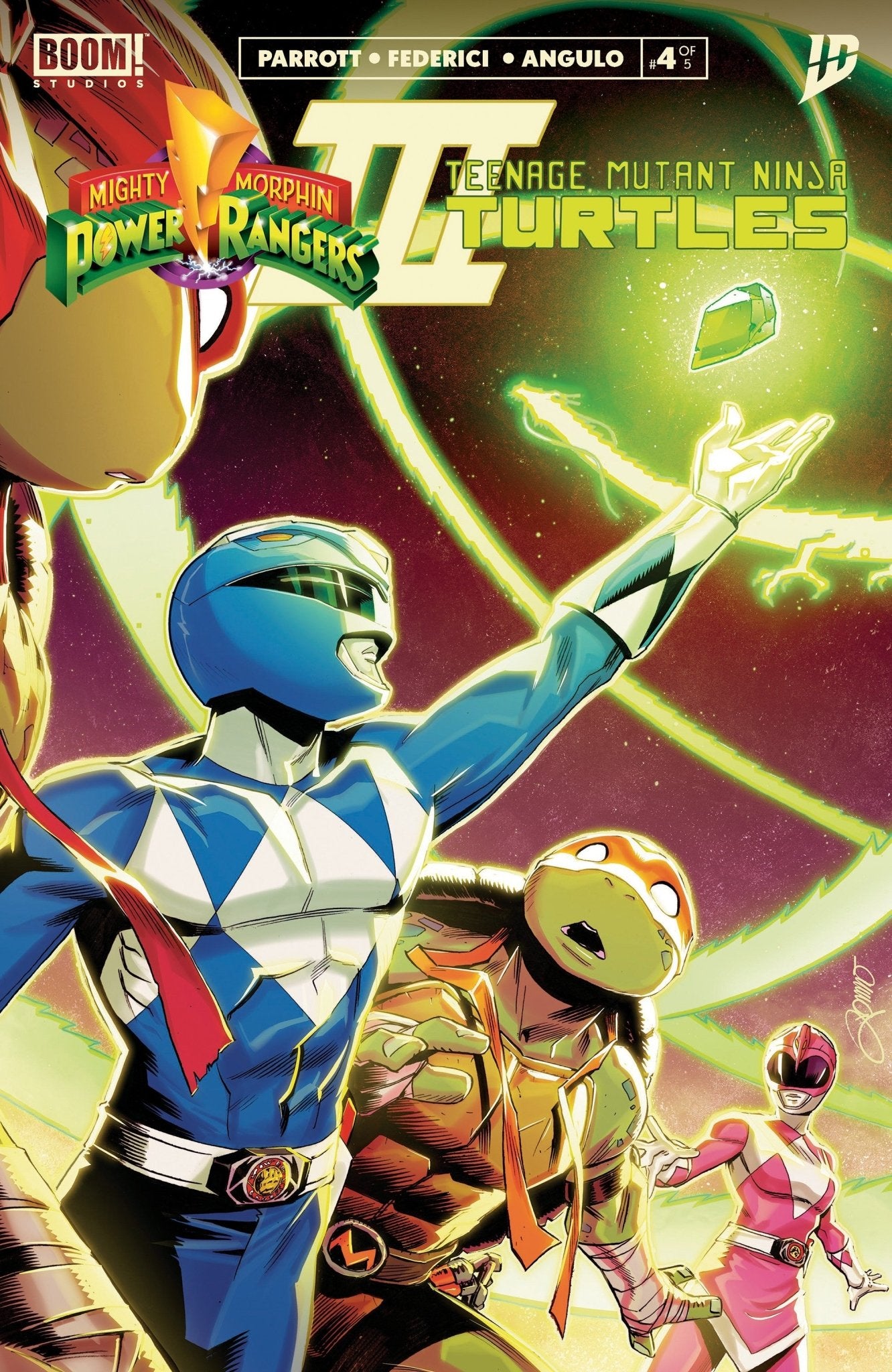 Mighty Morphin Power Rangers / Teenage Mutant Ninja Turtles II 4 (Of 5) – BOOM! Studios Comic – 2025 NM - Patrick’s Comics & Cards