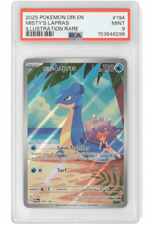 Misty's Lapras - 194/182 - SV10: Destined Rivals - PSA 9 - Patrick’s Comics & Cards
