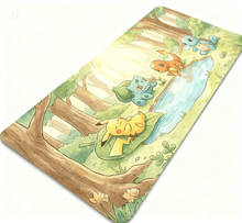 Pokémon Forest Desk Mat – Soft Non - Slip Mouse Pad with Pikachu and Friends Nature Scene - Patrick’s Comics & Cards