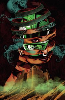 Power Rangers Green #4 D Foil Variant (Full Art, Foil, Harris) (Preorder) - Patrick’s Comics & Cards