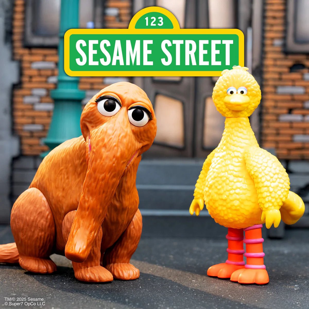 Sesame Street Big Bird & Snuffy ReAction Figures 2-Pack - Patrick’s Comics & Cards