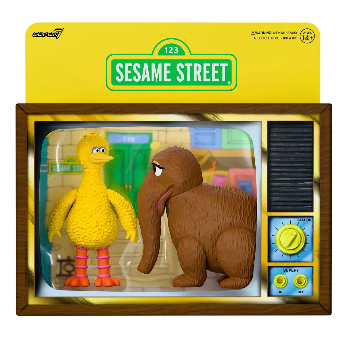 Sesame Street Big Bird & Snuffy ReAction Figures 2-Pack - Patrick’s Comics & Cards