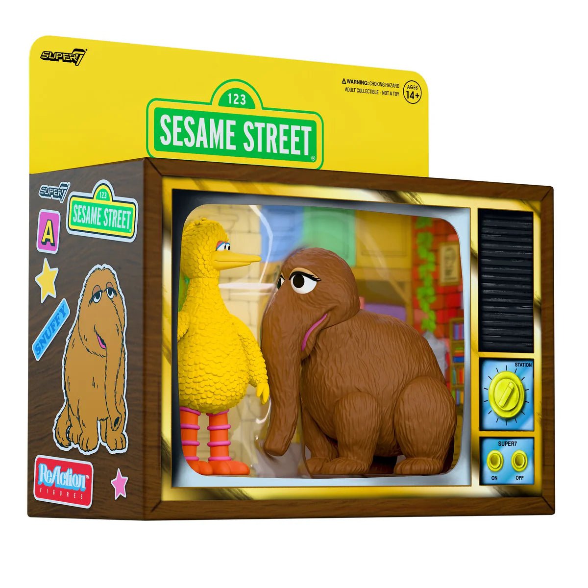 Sesame Street Big Bird & Snuffy ReAction Figures 2-Pack - Patrick’s Comics & Cards