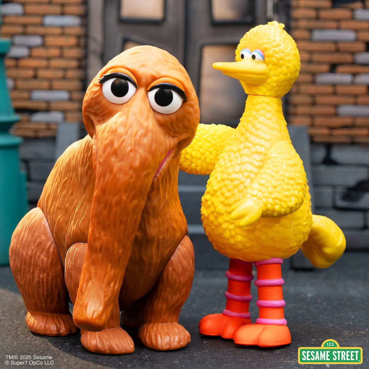 Sesame Street Big Bird & Snuffy ReAction Figures 2-Pack - Patrick’s Comics & Cards