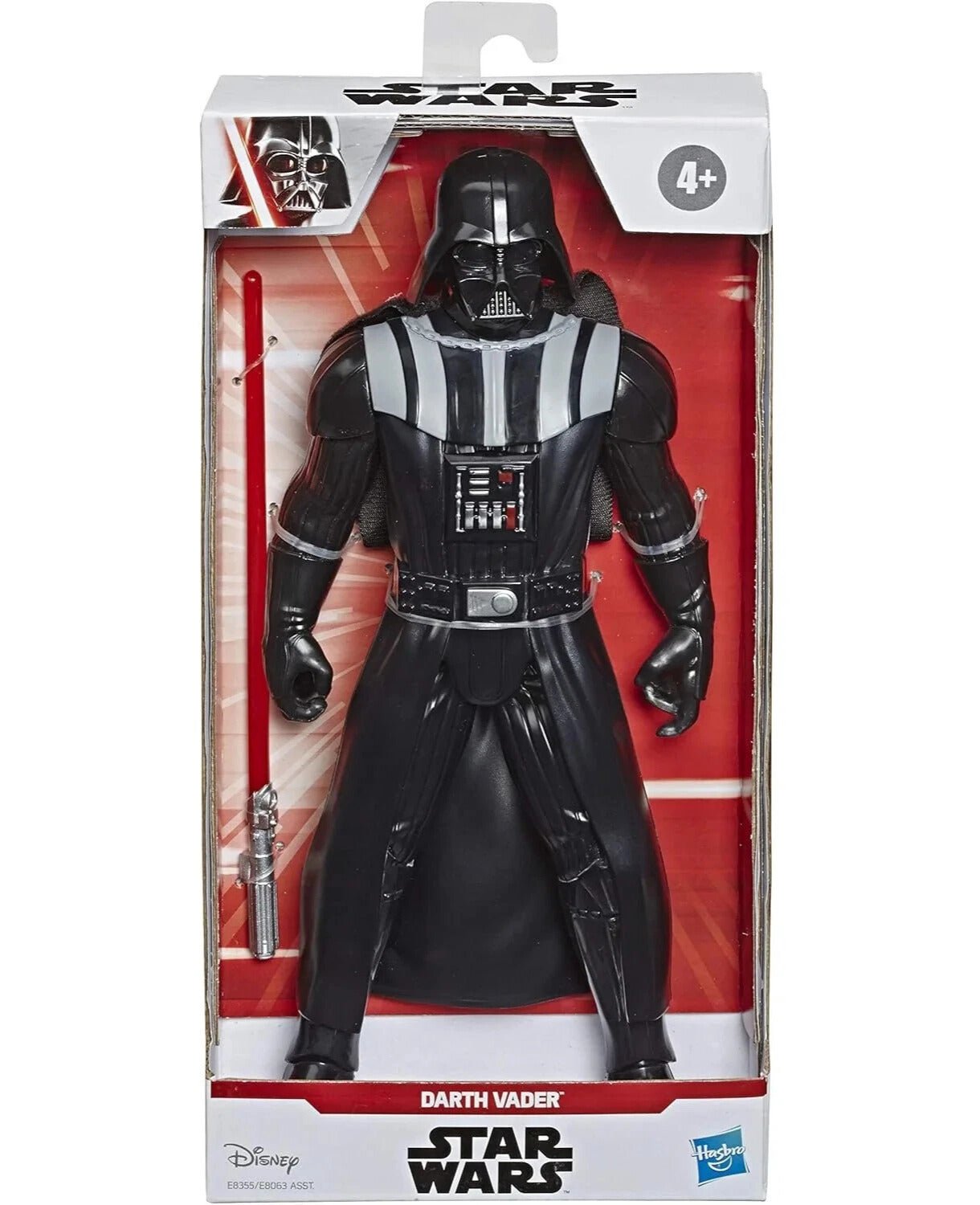 Star Wars Darth Vader Action Figure with Red Lightsaber – Hasbro Official Toy (Ages 4+) - Patrick’s Comics & Cards