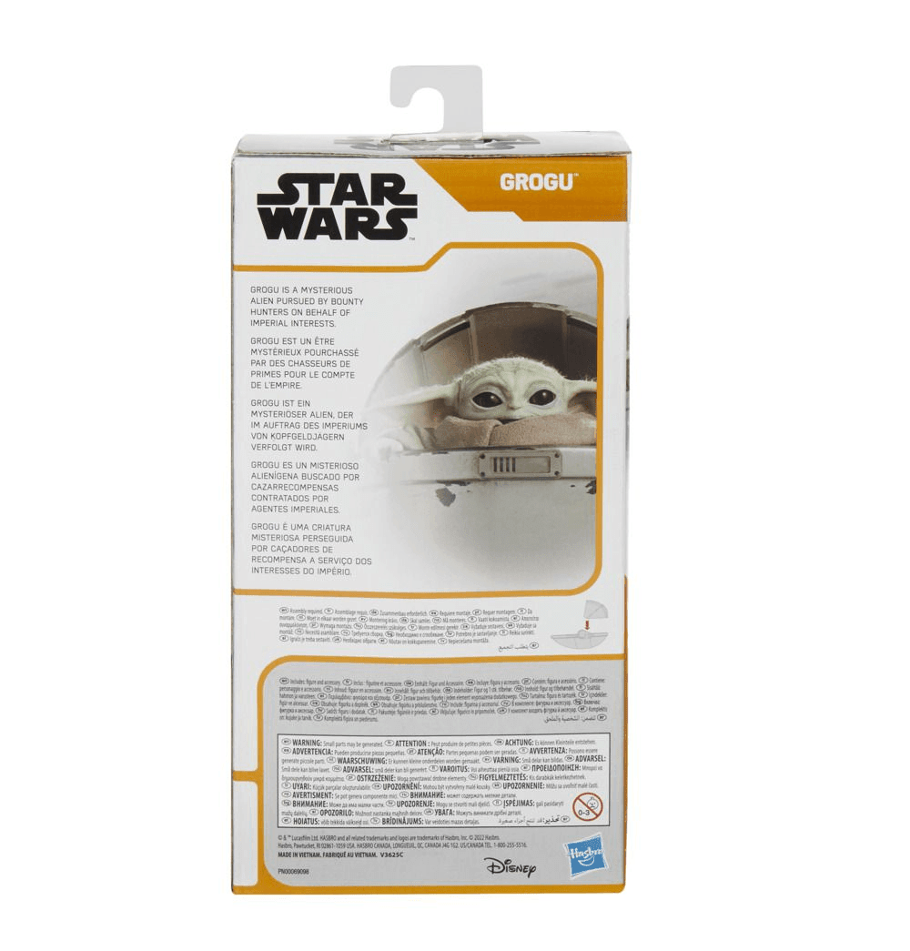 Star Wars Grogu Figure with Hover Pram – The Mandalorian Baby Yoda Toy by Hasbro (Ages 4+) - Patrick’s Comics & Cards