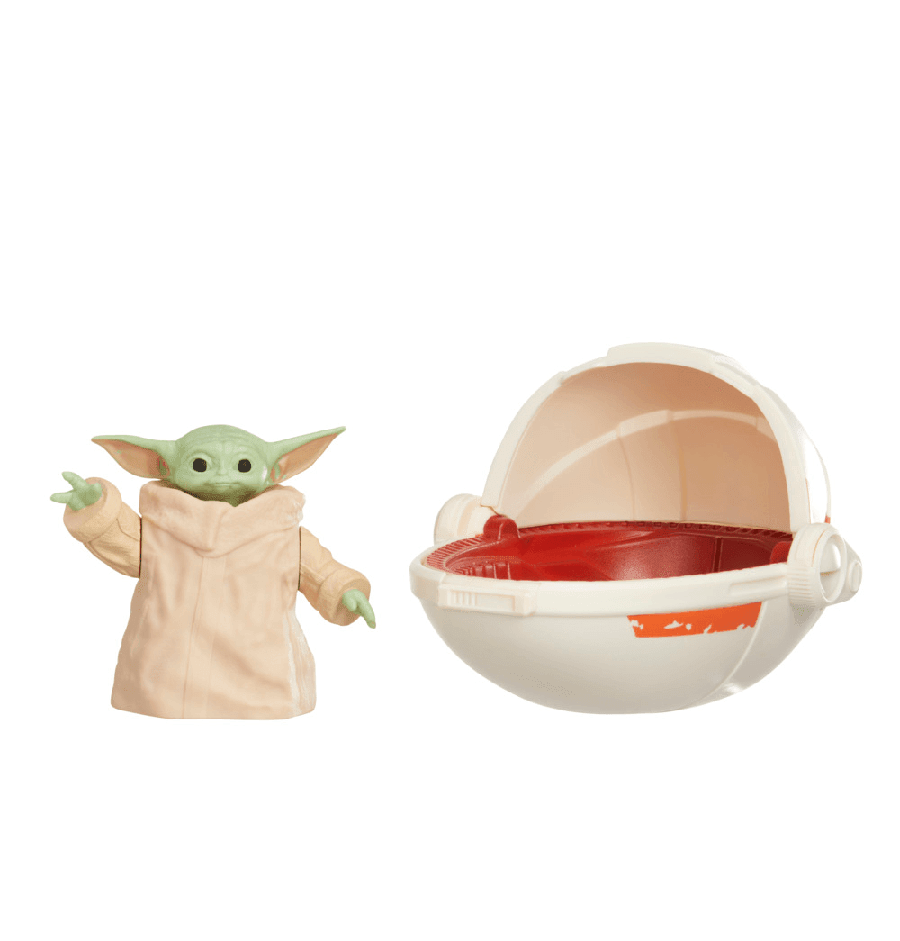 Star Wars Grogu Figure with Hover Pram – The Mandalorian Baby Yoda Toy by Hasbro (Ages 4+) - Patrick’s Comics & Cards