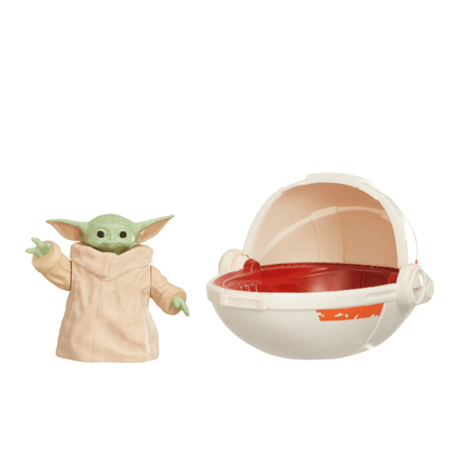 Star Wars Grogu Figure with Hover Pram – The Mandalorian Baby Yoda Toy by Hasbro (Ages 4+) - Patrick’s Comics & Cards