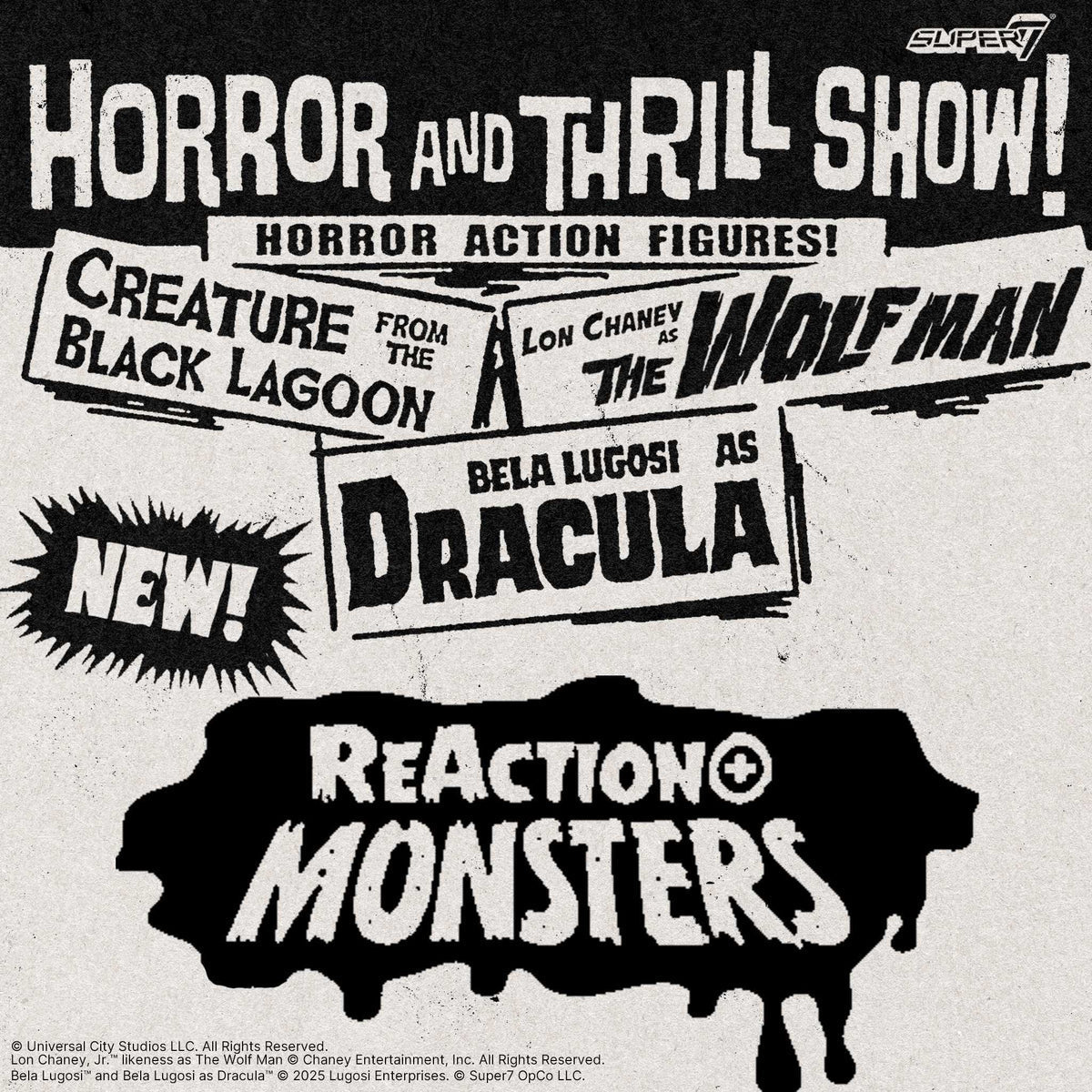 Super7 ReAction+ Figures - Universal Monsters - Dracula- 3.75” - Patrick’s Comics & Cards