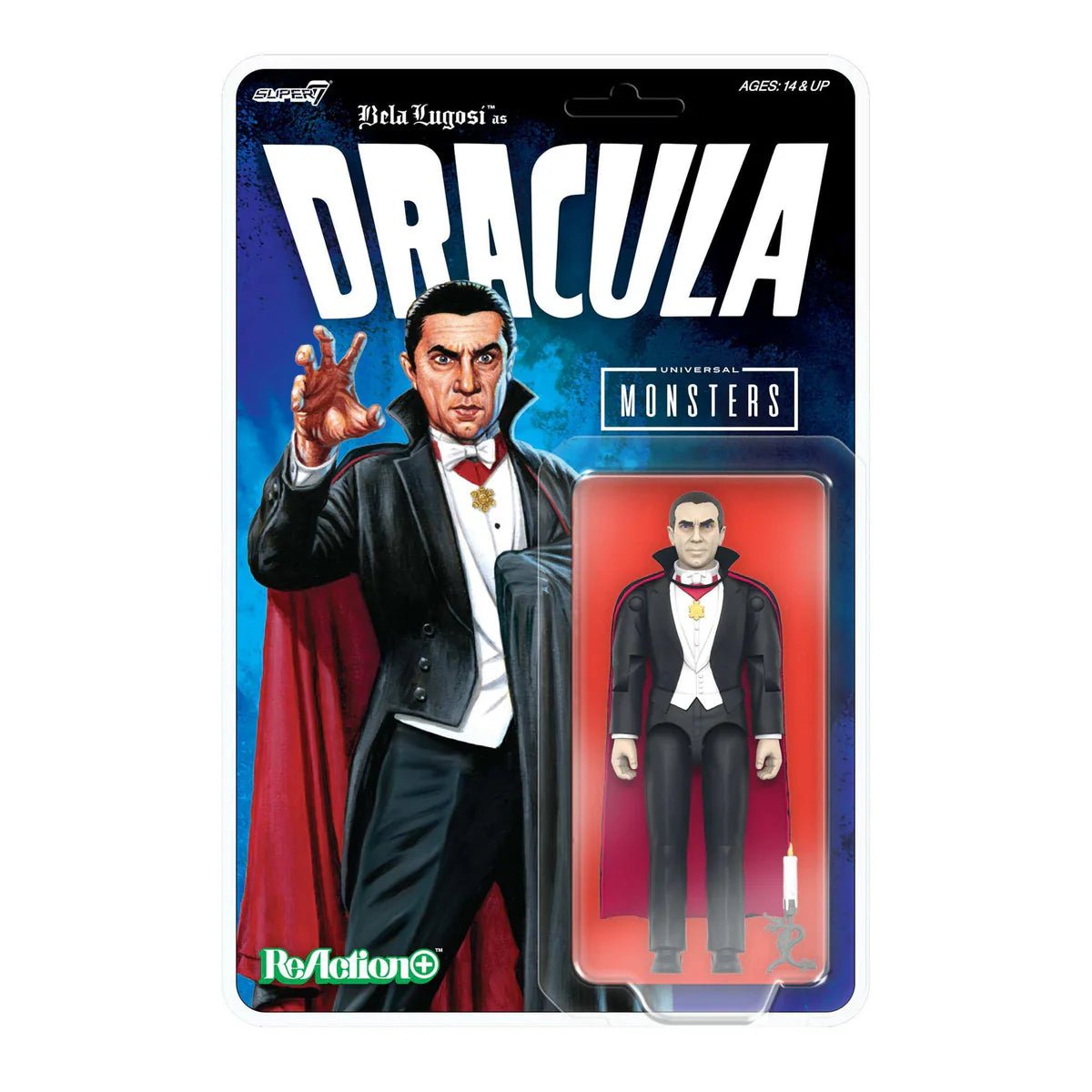 Super7 ReAction+ Figures - Universal Monsters - Dracula- 3.75” - Patrick’s Comics & Cards