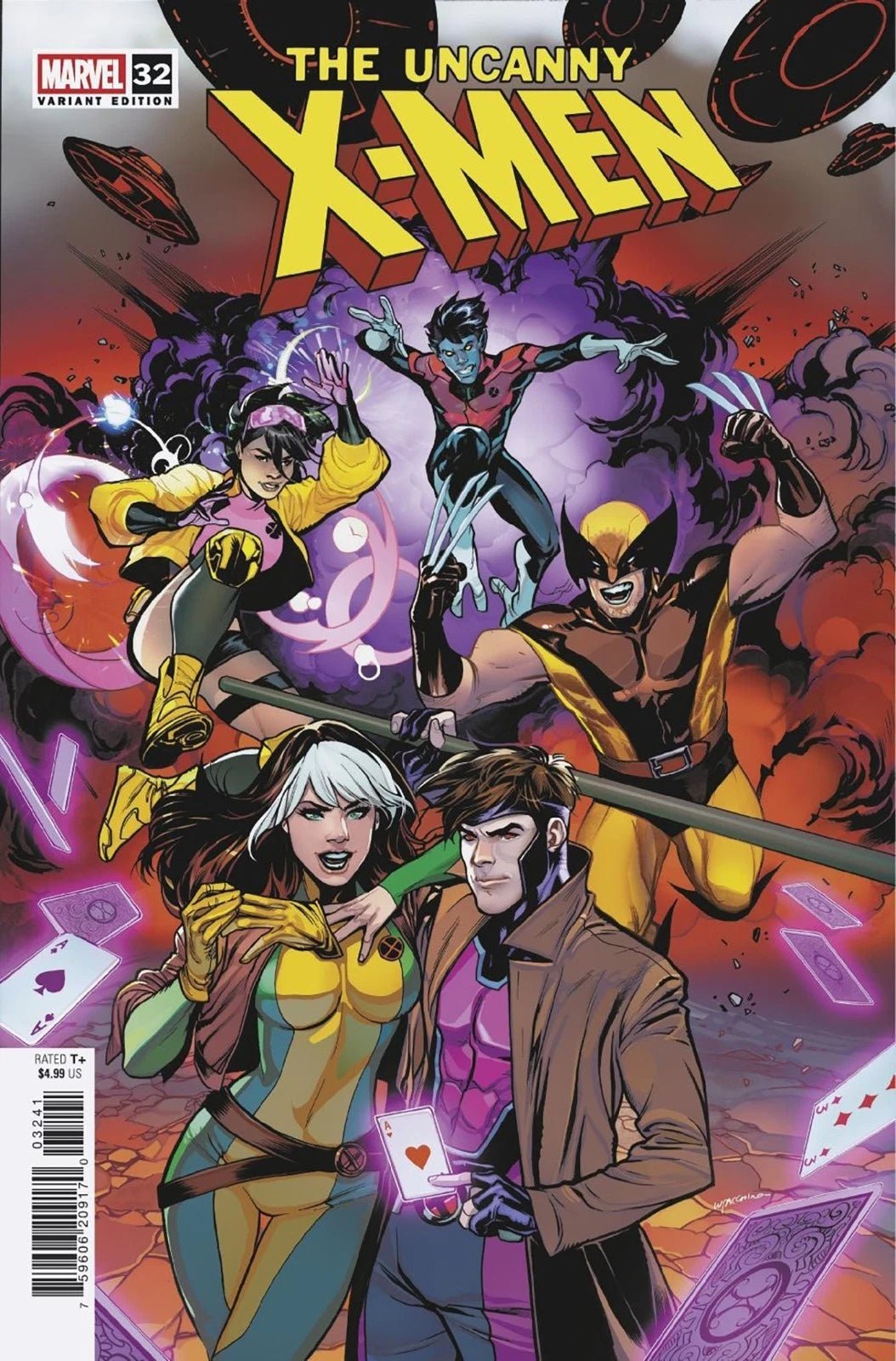 UNCANNY X-MEN 32 EMA LUPACCHINO VARIANT - Patrick’s Comics & Cards