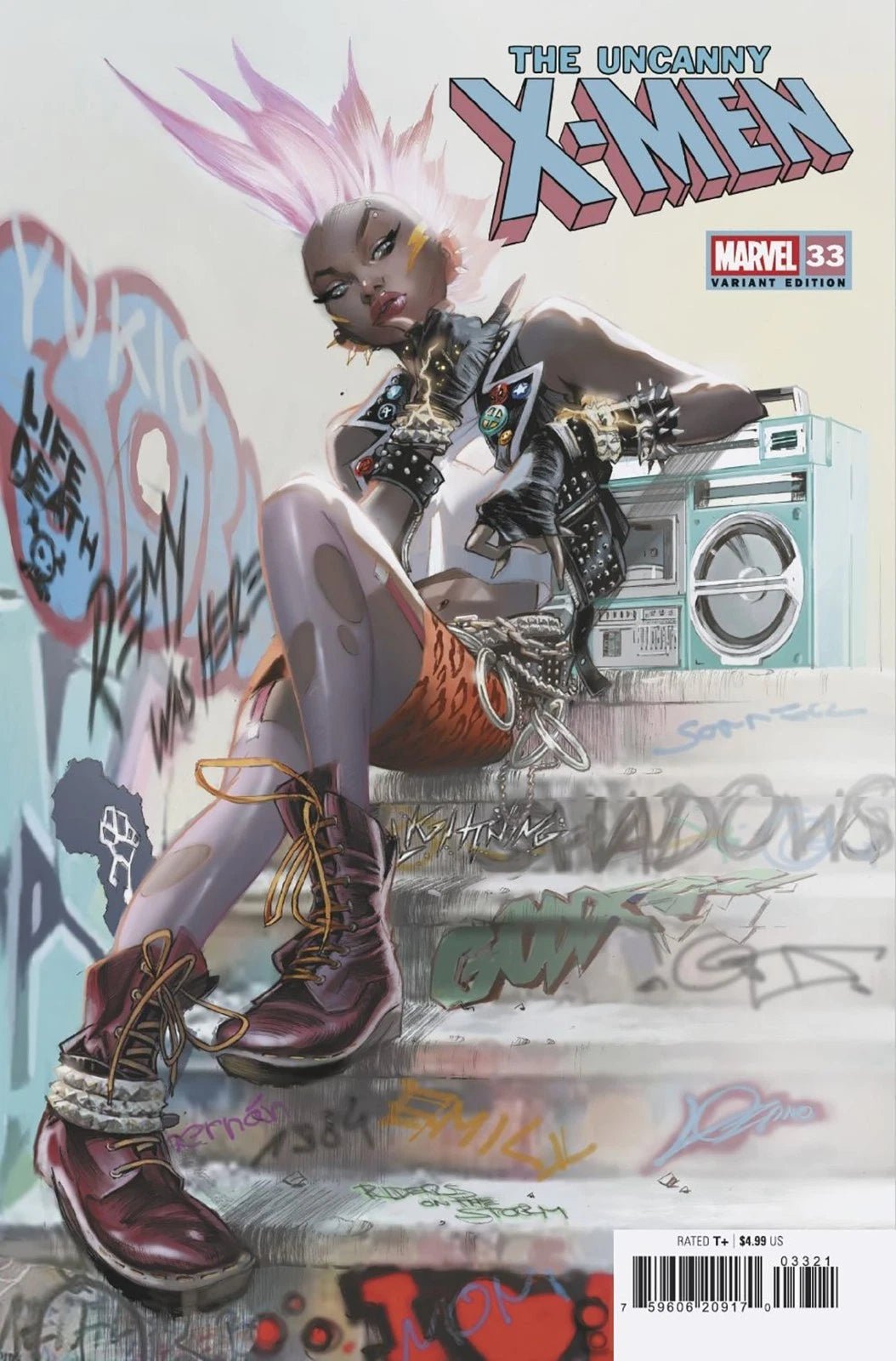 UNCANNY X-MEN 33 ALEXANDER LOZANO 80s STORM VARIANT COVER MARVEL NM - Patrick’s Comics & Cards