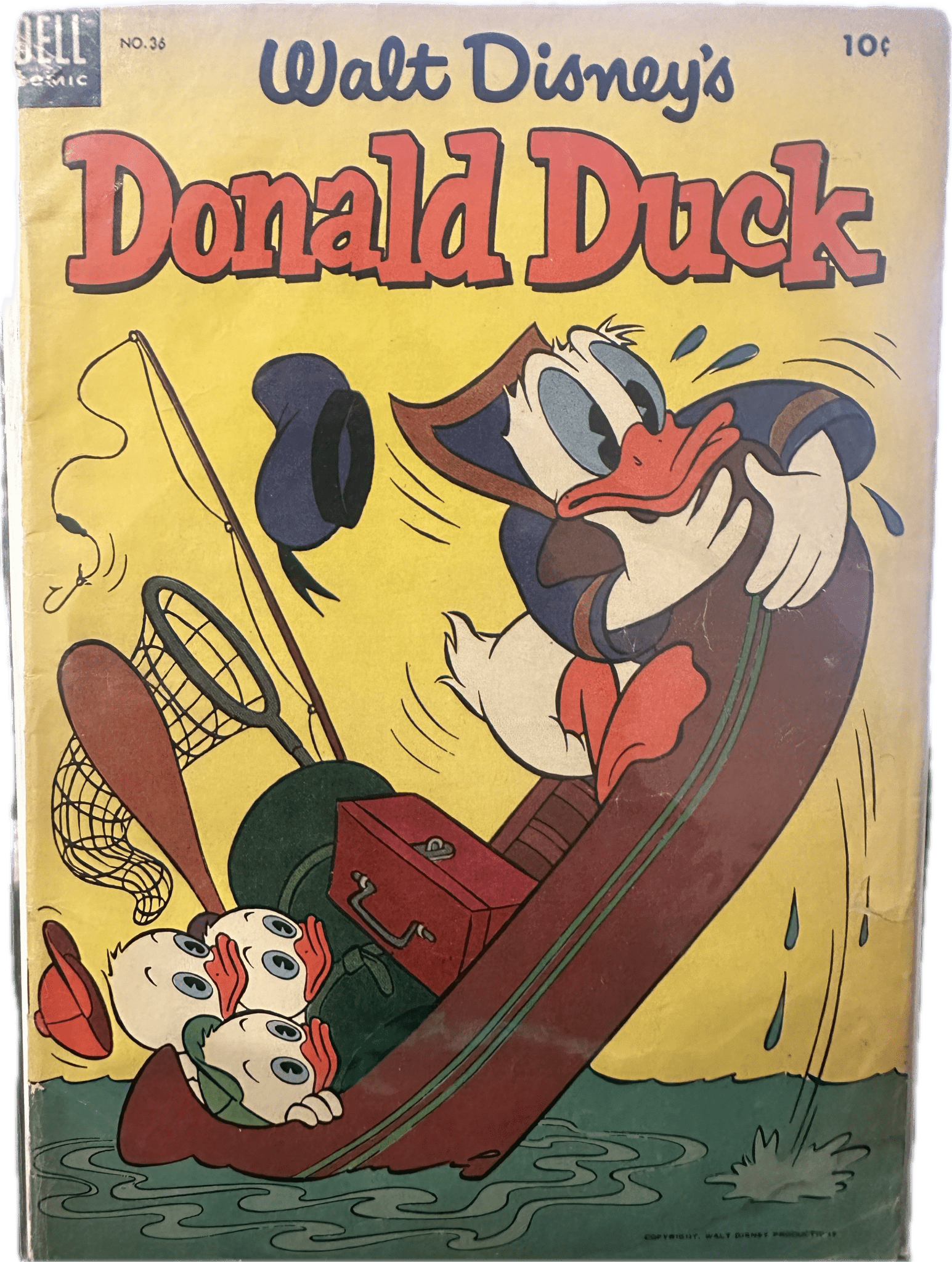 Walt Disney's Donald Duck 36 (1956) - Dell Comics - Patrick’s Comics & Cards